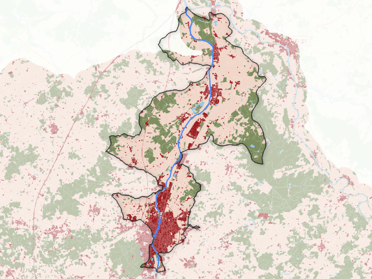 © Agence Européenne de l'Environnement, Service de la donnée et des études statistiques du Ministère de la Transition Écologique et de la Cohésion des Territoires (SDES - MTECT) (BD Corine Land Cover 2018).