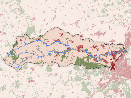 © Agence Européenne de l'Environnement, Service de la donnée et des études statistiques du Ministère de la Transition Écologique et de la Cohésion des Territoires (SDES - MTECT) (BD Corine Land Cover 2018).