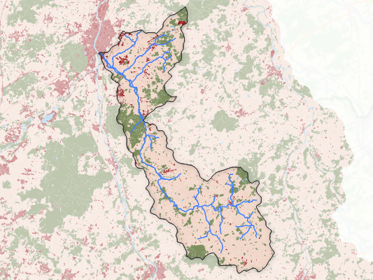 © Agence Européenne de l'Environnement, Service de la donnée et des études statistiques du Ministère de la Transition Écologique et de la Cohésion des Territoires (SDES - MTECT) (BD Corine Land Cover 2018).